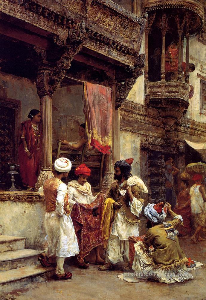 Les marchands de soie Persique Egyptien Indien Edwin Lord Weeks Peintures à l'huile